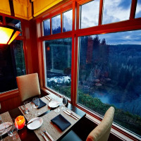 The Dining Room At Salish Lodge food