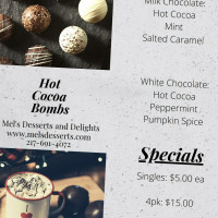 Mel's Desserts And Delights food