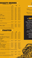 Renegade Coffee Company menu