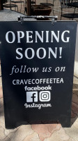 Crave Coffee Tea inside