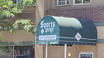 Sports Page Grill outside