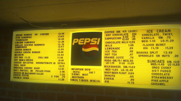 Zimmerman's Cafe menu