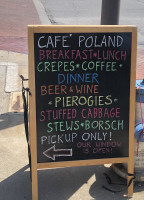 Cafe Poland menu