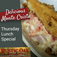 Rustic Oak Grill Pub food