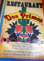 Dos Primos food