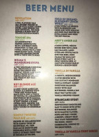 Double Barley Brewing menu