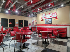 Freddy's Frozen Custard Steakburgers inside