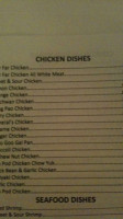 Ma's menu