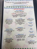 Parrot's Cay Tavern Grill menu