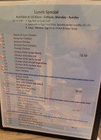 Hong Kong Cafe menu