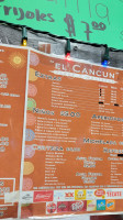 El Cancun menu