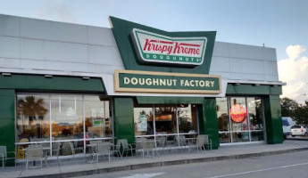 Krispy Kreme Doughnuts outside