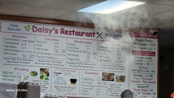 Daisy's menu