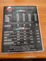 Girolamo Pizzeria menu