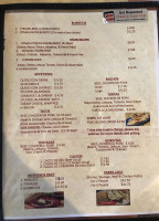 Comala Mexican Cafe menu