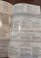 Jack's Cafe menu