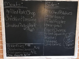 Webb's menu