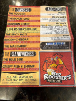 Red Rooster's Pub Grub food