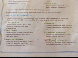 Petoskey Brewing menu