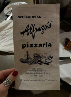 Alfonzo's Pizzeria food