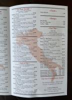 Di Cicco's Italian menu