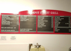 Depot Street Grill menu