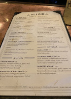 Sligo Irish Pub menu