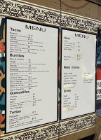 Taconhambre menu