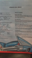 Fenderz Drive In menu