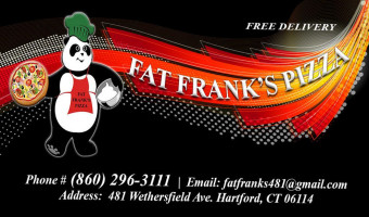 Fat Franks Pizza food