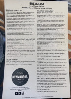 Devivo Bros. Eatery menu