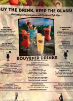 Rainforest Cafe menu