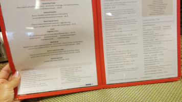 Bacon's Bistro And Cafe menu