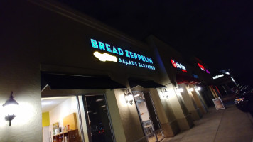 Bread Zeppelin outside