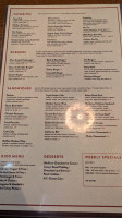 Casey's Pour House menu