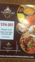 Tandoori Indian Cuisine food