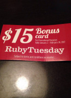 Ruby Tuesday inside