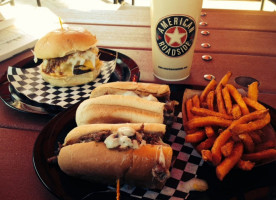 American Roadside Burger food