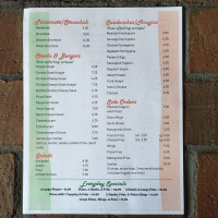 Milano Pizza menu