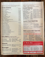 A1 Japanese Steak House Sushi menu