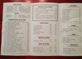 Chinese Kitchen menu