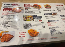 Frank's Grill menu