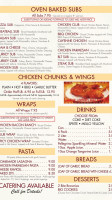 Arturo's Pizza Kitchen menu