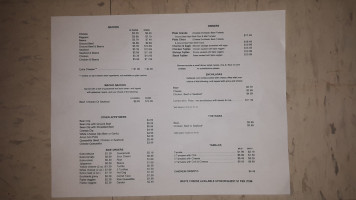 Ernesto's menu