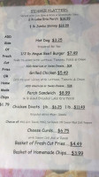 The Village Grill And Patio menu