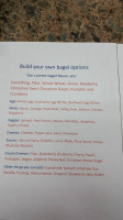 Lu Lu's Coffee And Bagel menu