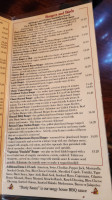 Ye Olde Durty Bird menu