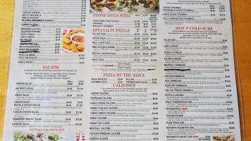 Dano's Pizza menu