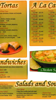 Chapala Mexican Resturant menu