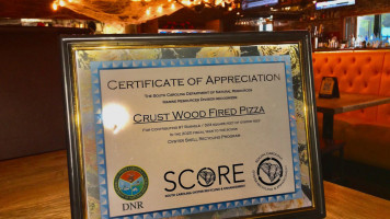 Crust Wood Fired Pizza inside